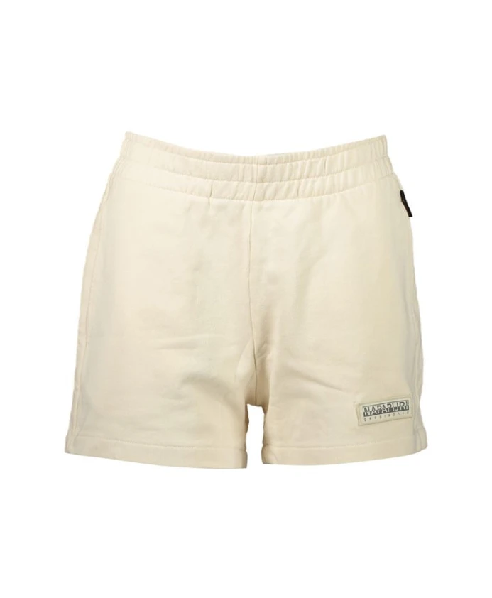 

Бежевые хлопковые брюки с эластичным поясом Napapijri, бежевый