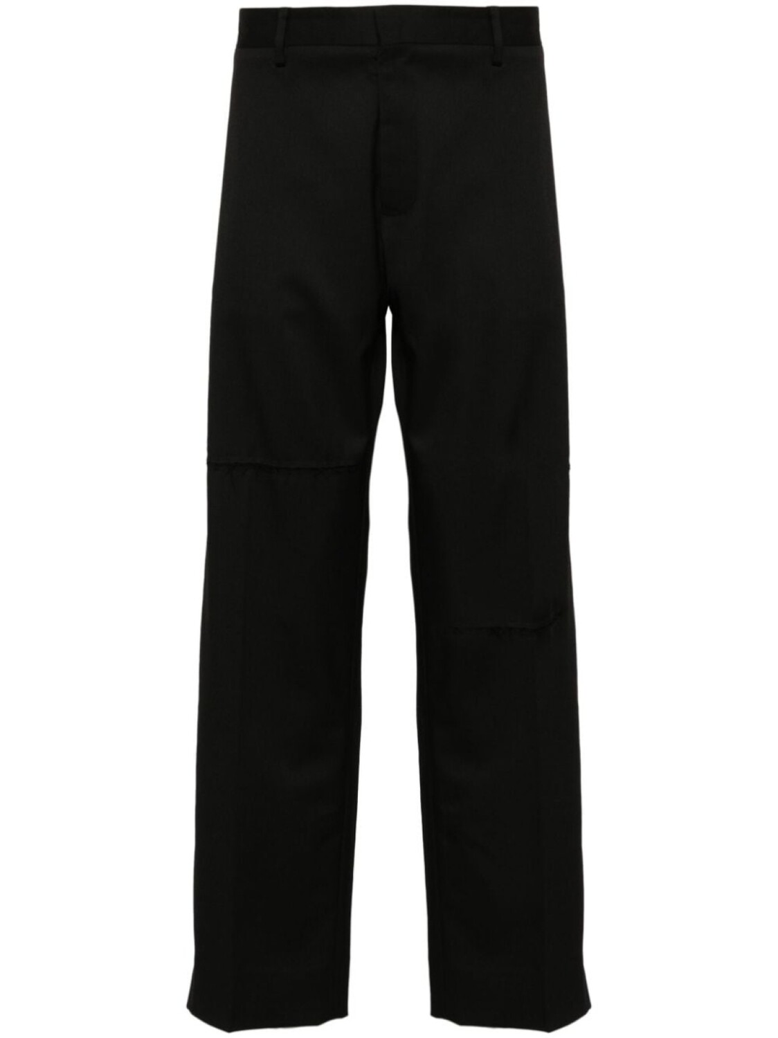 

MM6 Maison Margiela брюки с декоративной строчкой, черный