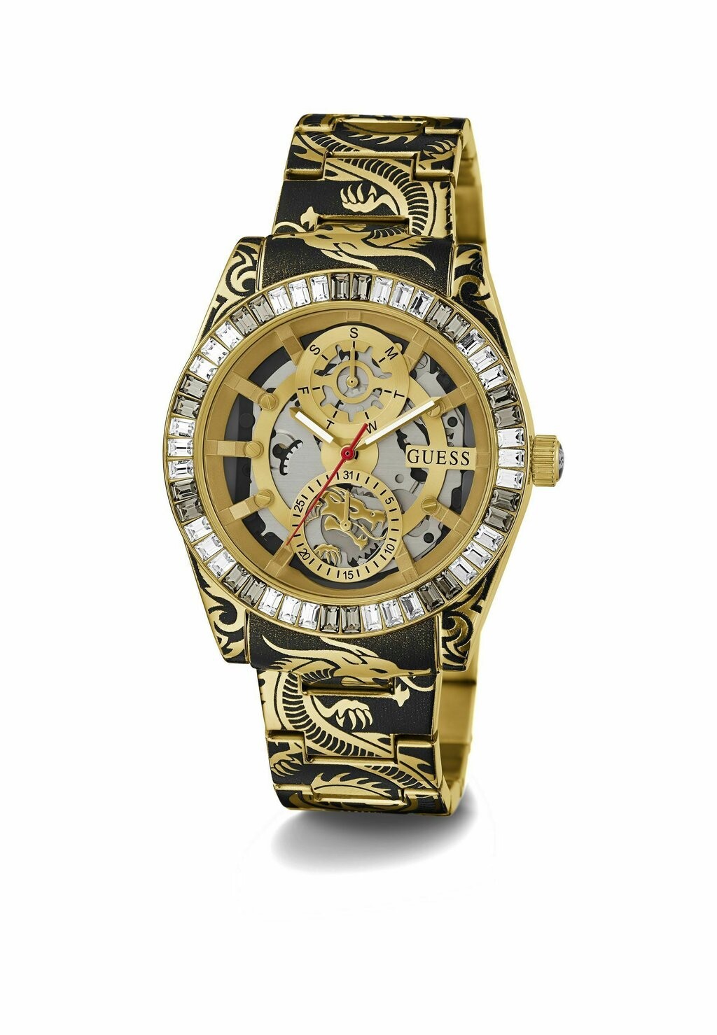 

Часы Analog Dragon Guess, цвет two-tone