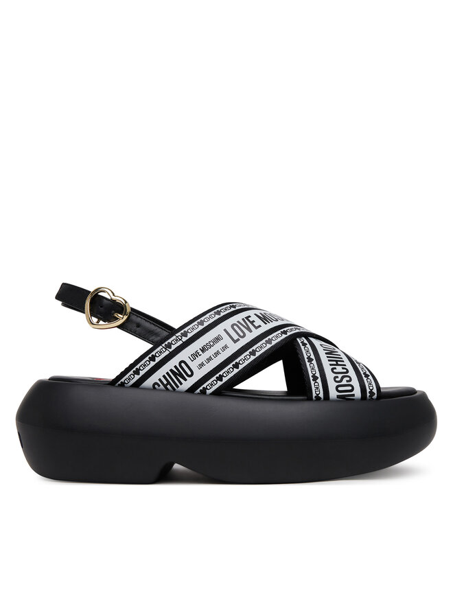 Сандалии JA16207I0MIX200A Love Moschino, черный