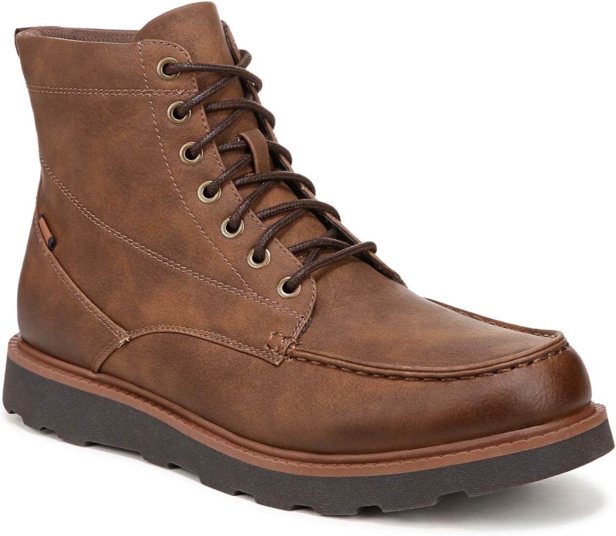 Мужские ботинки Dr. Scholl's Manchester на шнуровке, Tan Faux Leather — фото 2