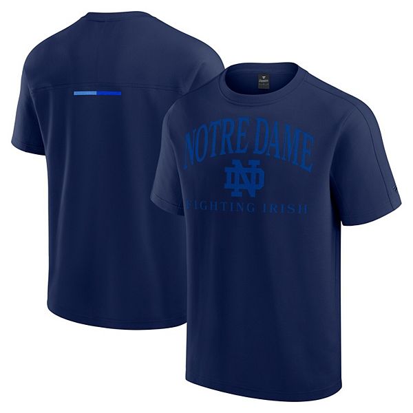 

Мужская футболка notre dame fighting irish flex tri-blend цвета navy Fanatics
