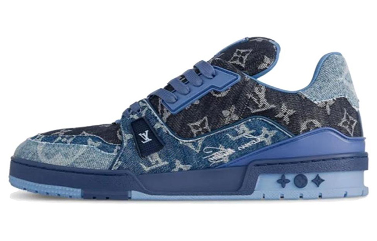 Кроссовки Low Top для скейтбординга Унисекс Синий LOUIS VUITTON