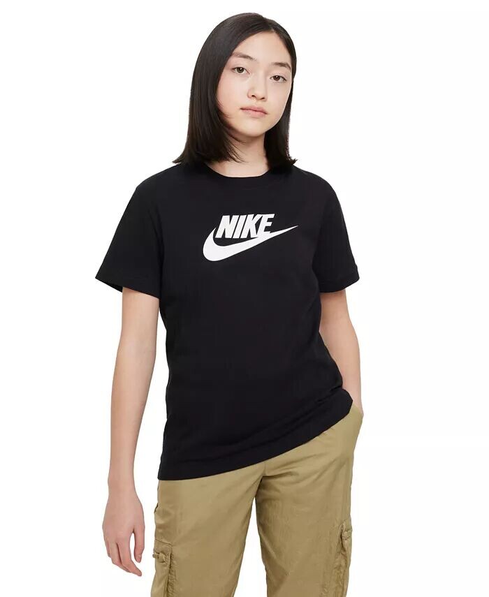

Спортивная одежда для девочек Футболка с логотипом и рисунком Nike, зеленый