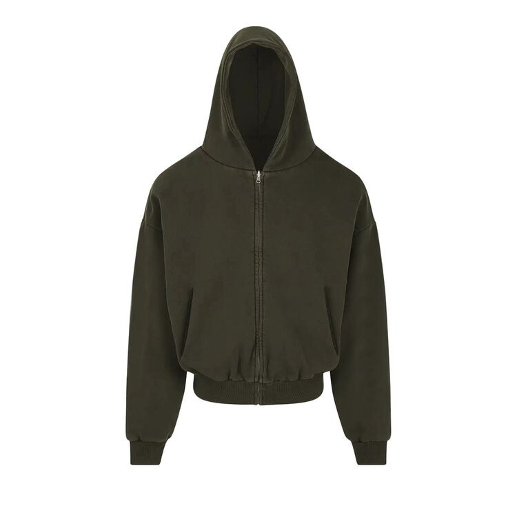 

Худи Entire Studios Thermal Hoodie Military, зеленый