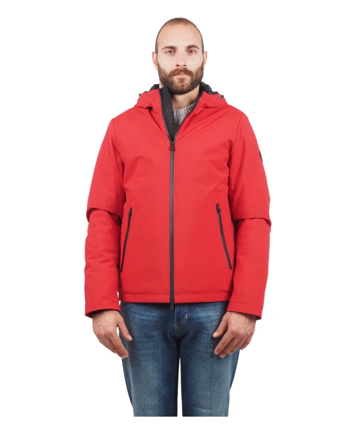 

Красная зимняя куртка с капюшоном People Of Shibuya, красный