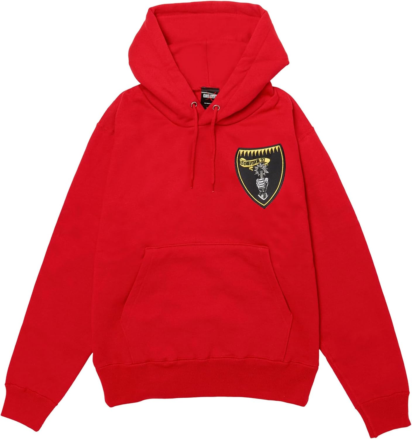 

Толстовка с капюшоном в стиле F, нашивка с гербом армии США, плотность ткани 12,4 унции, флисовая подкладка, красный цвет F-Style