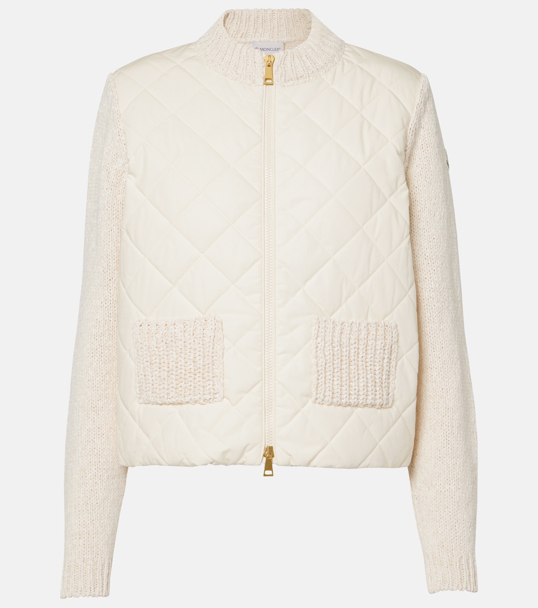 

Флисовая куртка из хлопка Moncler, 034 - White