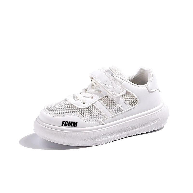 

FCMM Нескользящие и дышащие детские кроссовки для повседневной носки, белые