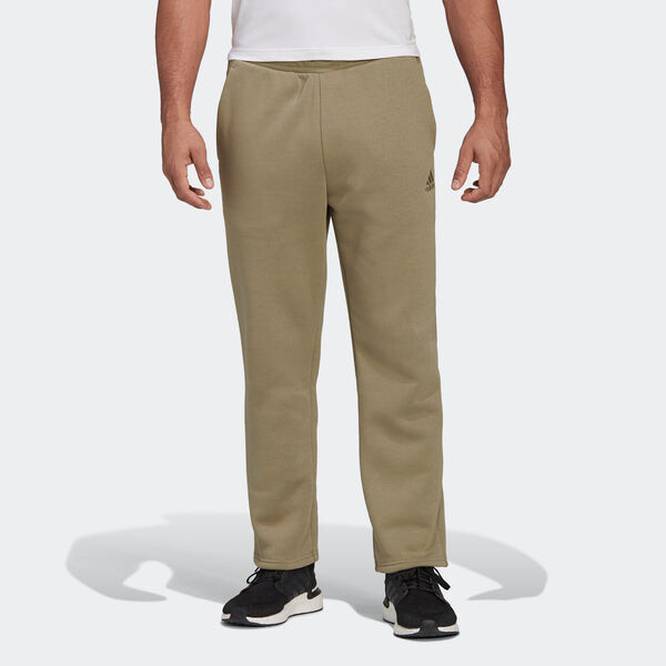 Спортивные штаны Men's adidas Fl Pt Solid Color Drawstring Sports Pants/Trousers/Joggers Khaki, хаки — фото 2
