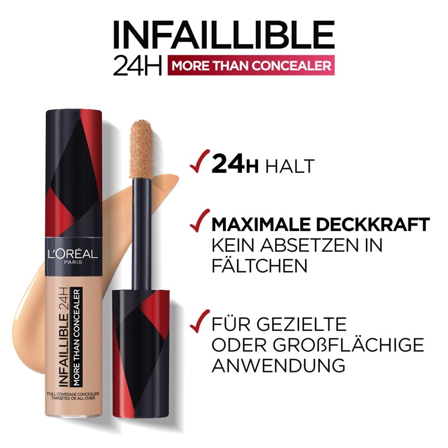 

Консилер L’Oréal Paris Infaillible More Than Concealer, Nr. 324 Oatmeal / 11 ml
