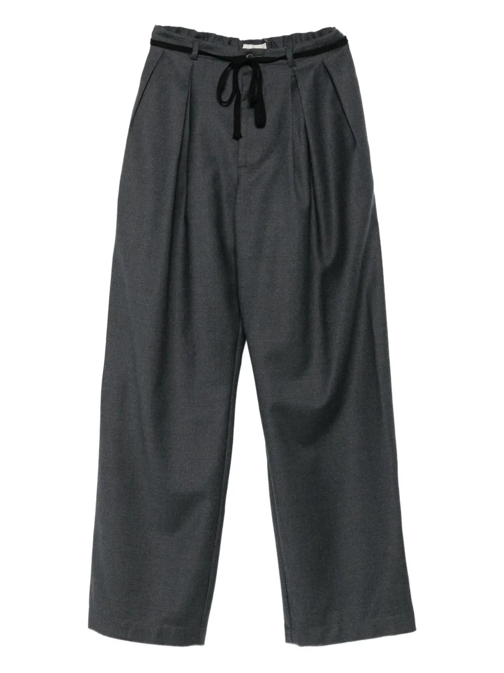 

Брюки с кулиской и складками Barena, серый