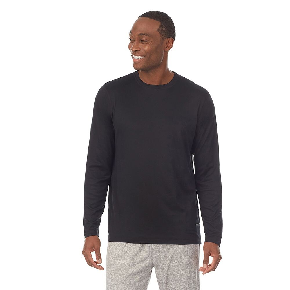 

Футболка для сна с круглым вырезом и длинными рукавами Big & Tall Cuddl Duds Far Infrared, черный