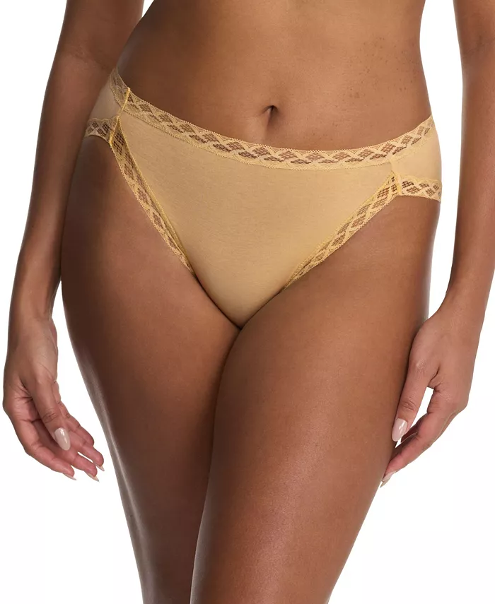 

Женские трусы-слипы Bliss Supima из хлопка французского кроя Natori, желтый
