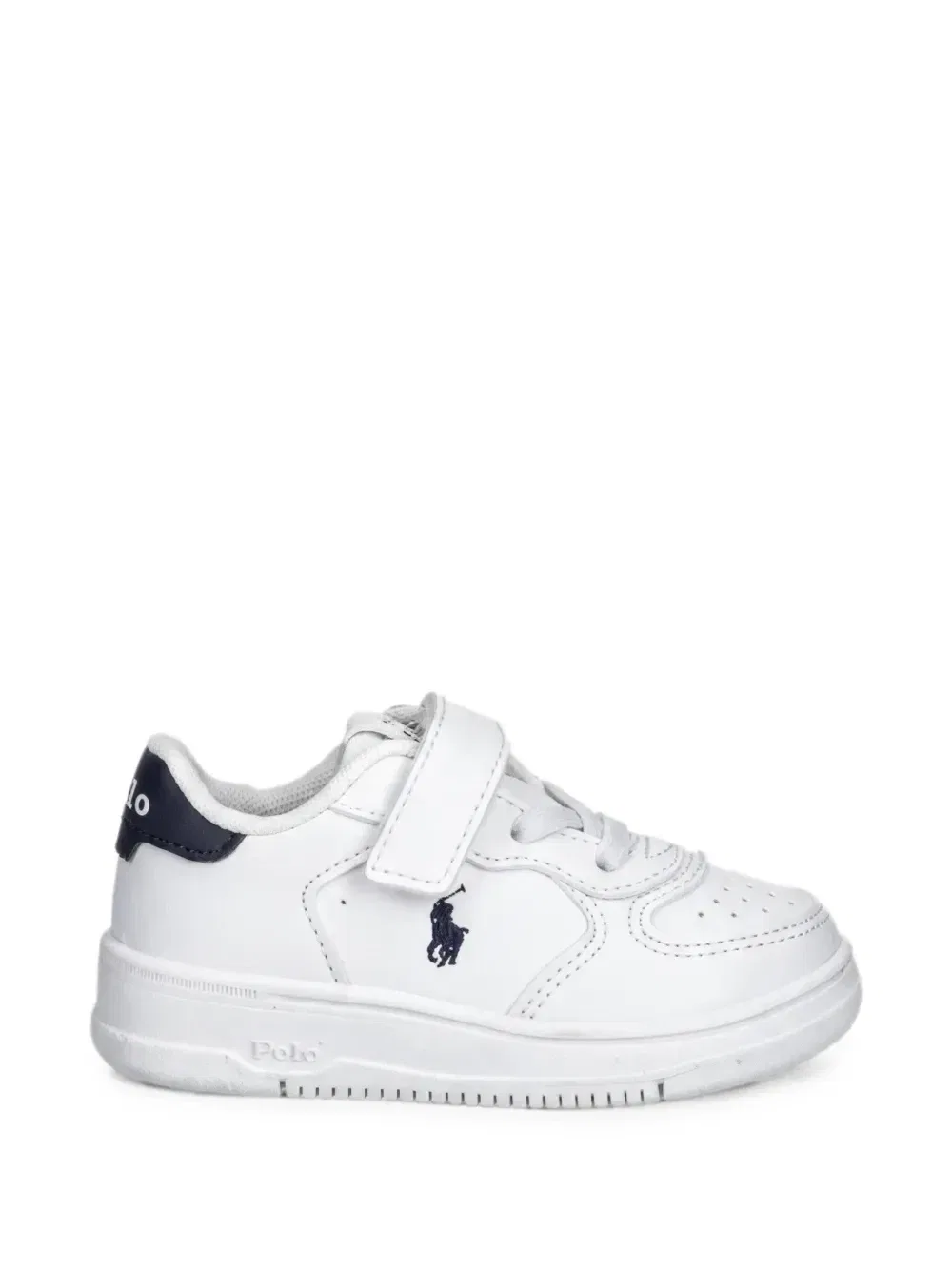 Кроссовки с логотипом POLO RALPH LAUREN KIDS, белый — фото 2