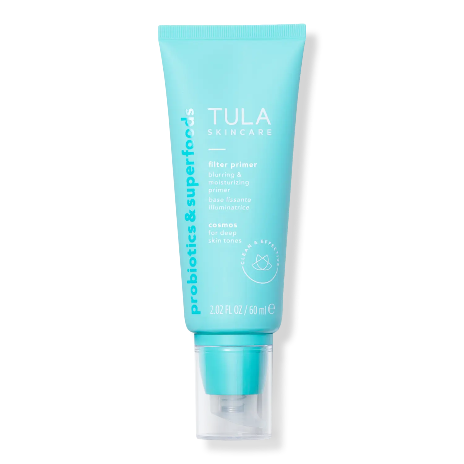 

Увеличенный фильтрующий и увлажняющий праймер-основа. TULA, Cosmos (deep skin tones)