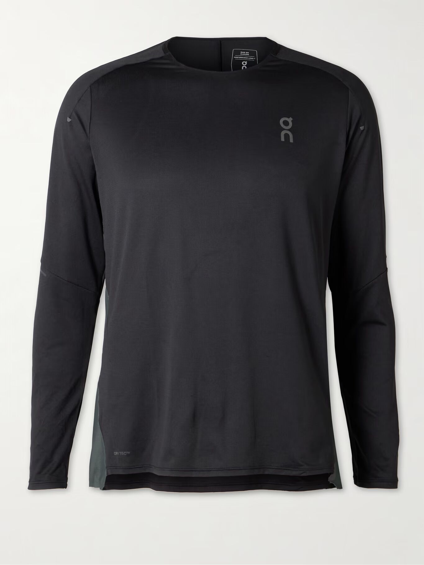 

Топ Performance Slim-Fit Stretch из переработанного джерси и сетки ON, черный