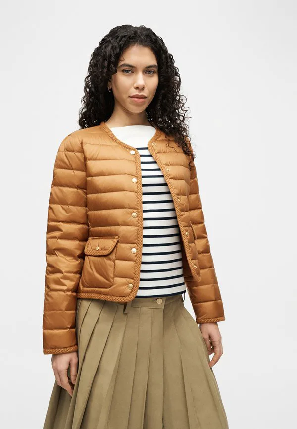 Водоотталкивающая легкая пуховая куртка облегающего кроя Tommy Hilfiger, Hickory — фото 4