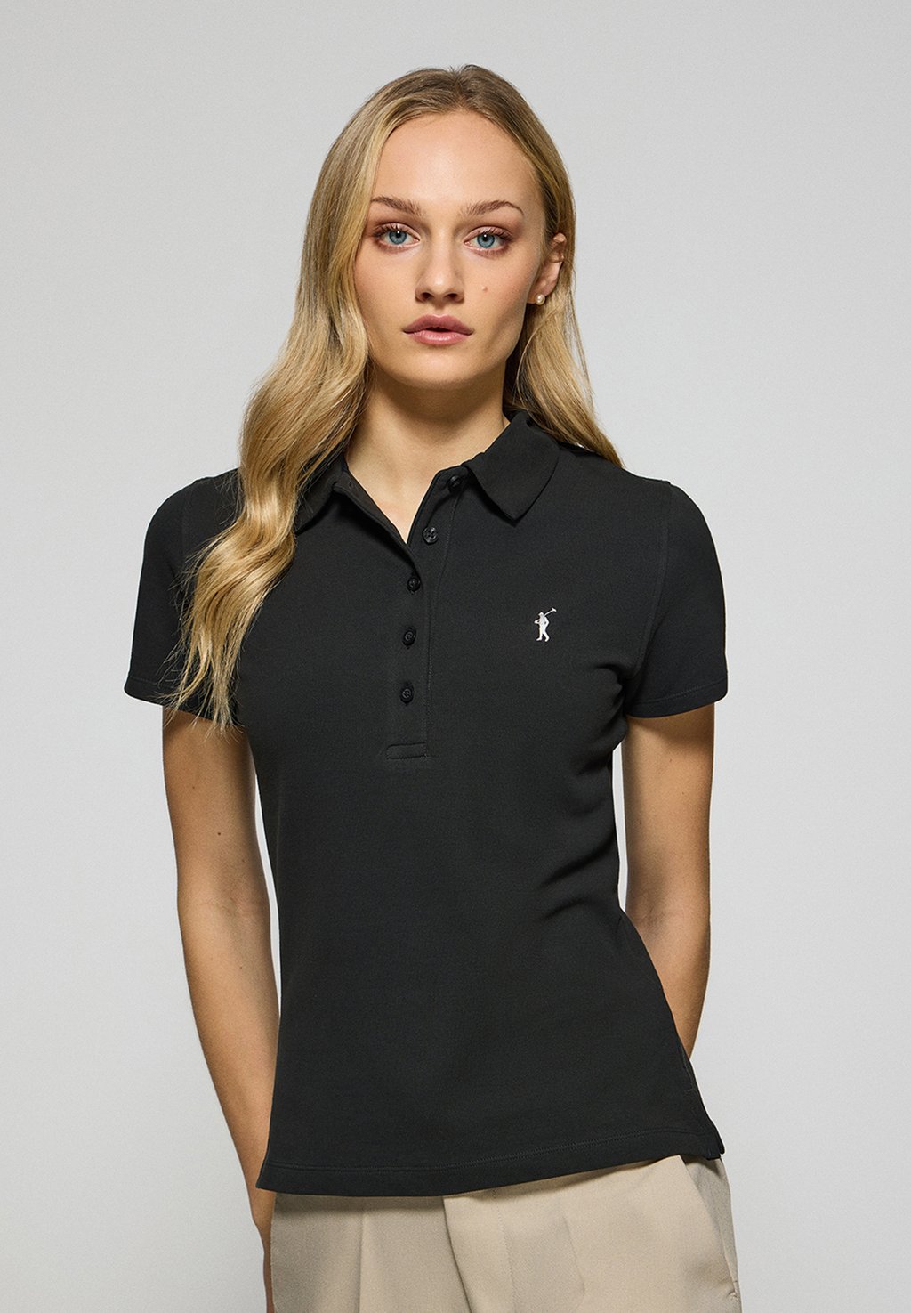 

Рубашка поло BUTTONS RIGBY GO PEREIRA Polo Club, черный