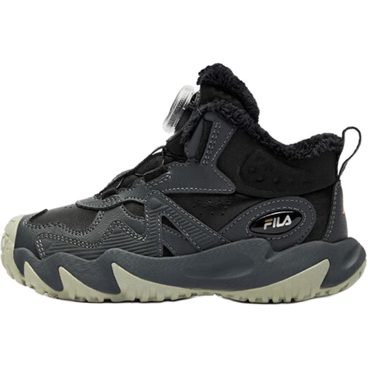 

FILA KIDS Детские кроссовки BOA с противоскользящей подошвой, износостойкие, черного цвета, для детей 3–7 лет