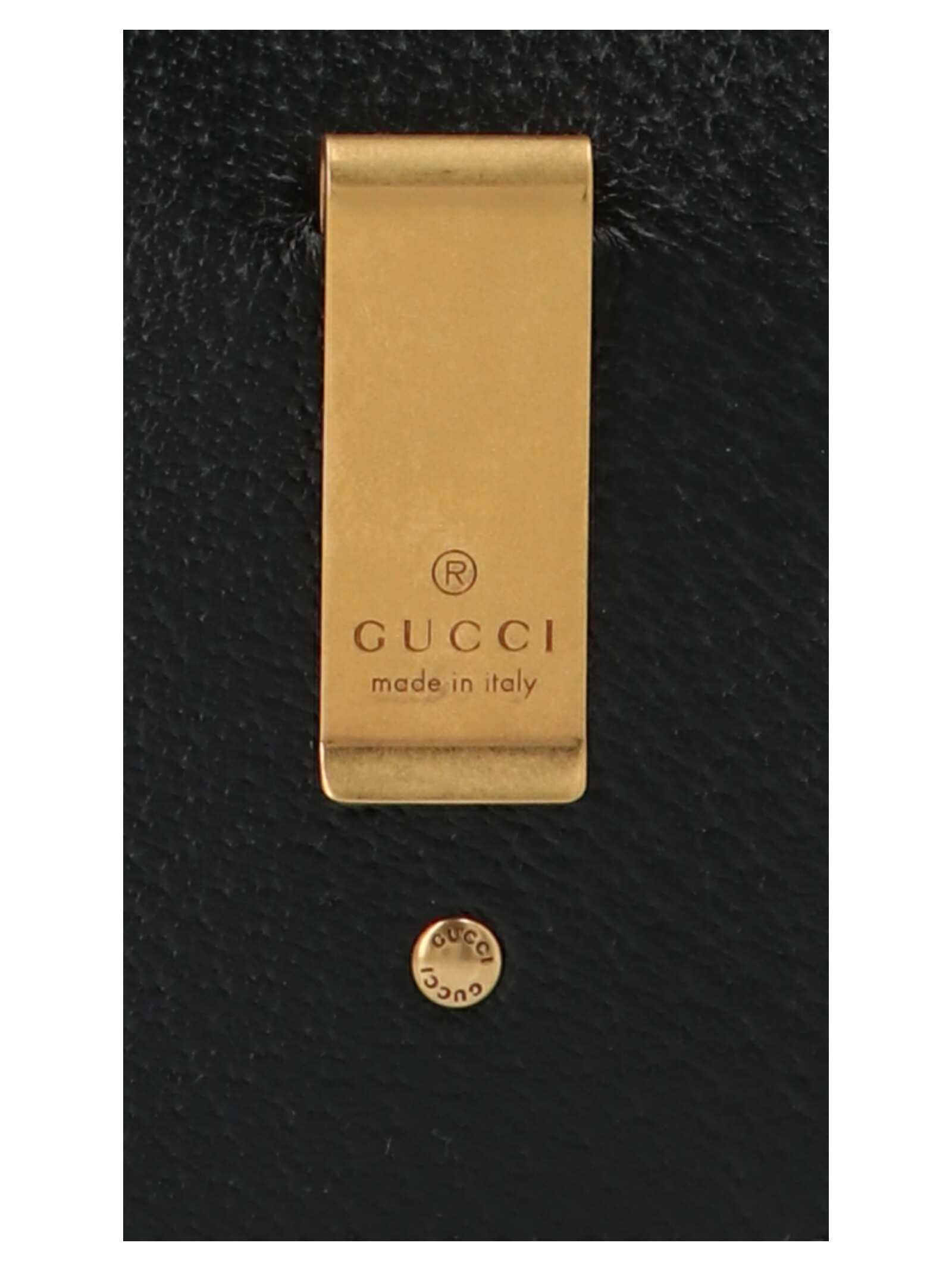 Кардхолдер-кошелек «GG marmont» GUCCI, черный — фото 3