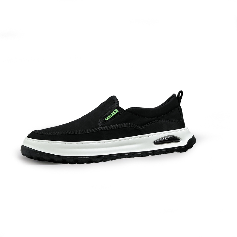 

SENJIALUO Износостойкие дышащие поддерживающие легкие мужские низкие кеды повседневные черные, цвет Black