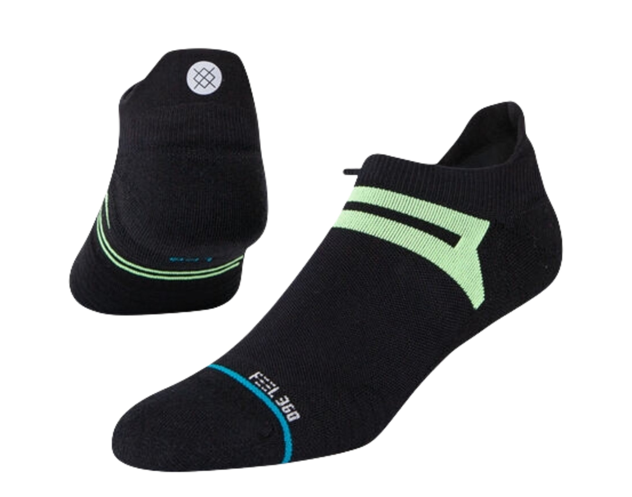 

Носки для бега Stance Yield Tab Black/Volt A248D21YIE-BLK
