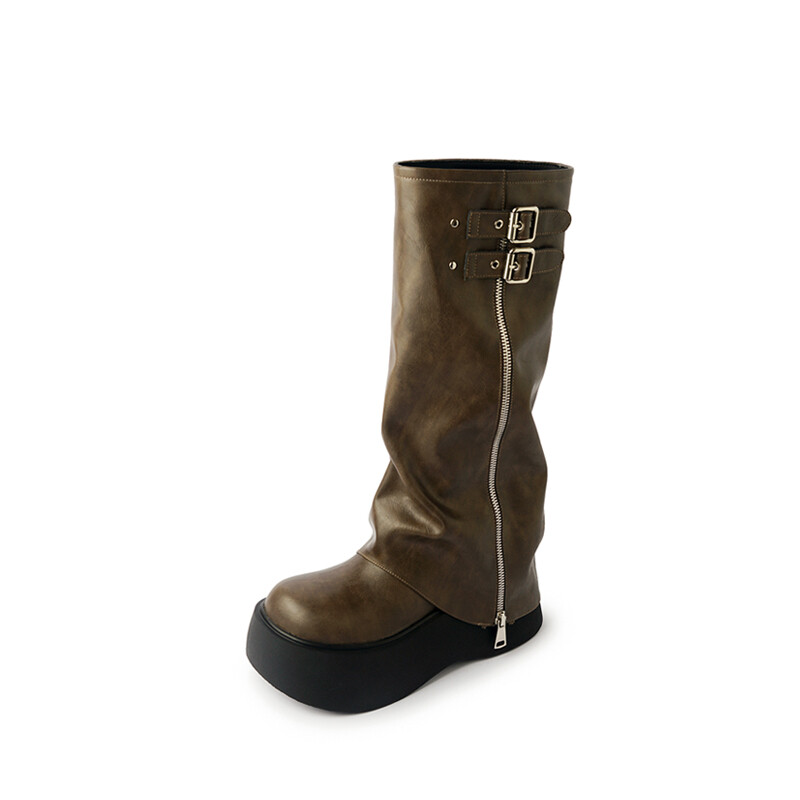 

Сапоги Five-nine Dan seven Knee-high Boots Women's, коричневый