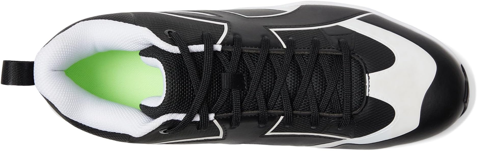 Кроссовки Under Armour Men's Leadoff Icon Mid Baseball Cleats, Black/Black/Anthracite — фото 2
