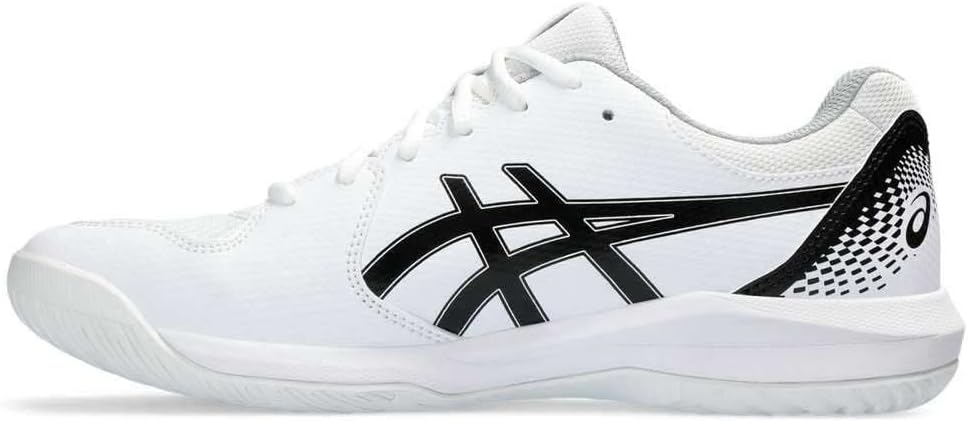 Мужские теннисные кроссовки Asics Gel-Dedicate 8, белый/черный — фото 4