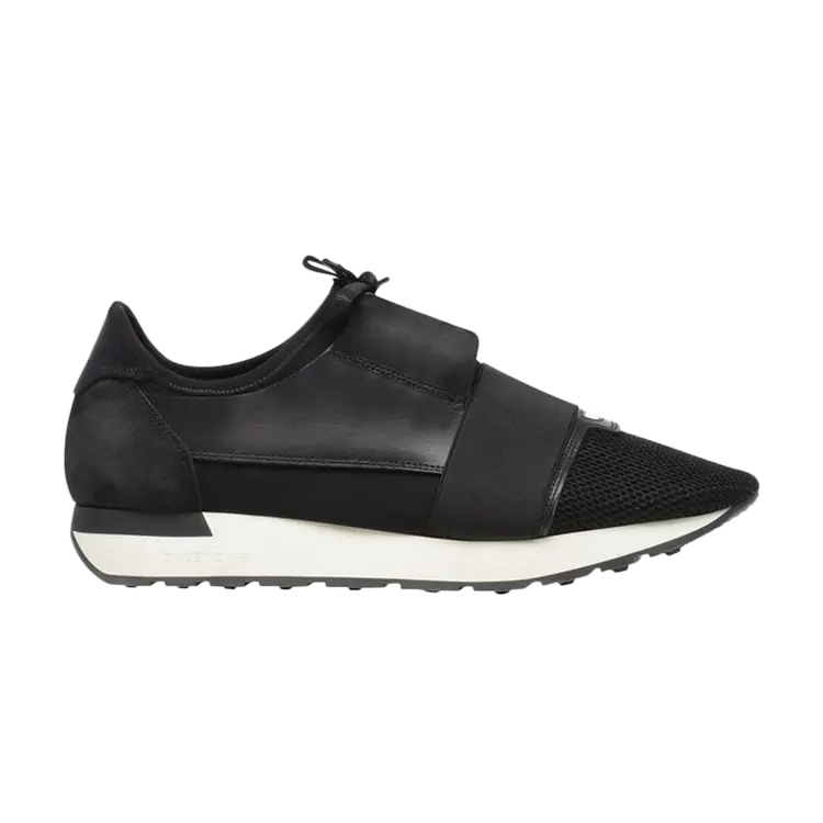 

Кроссовки Balenciaga Race Runner 'Black', черный
