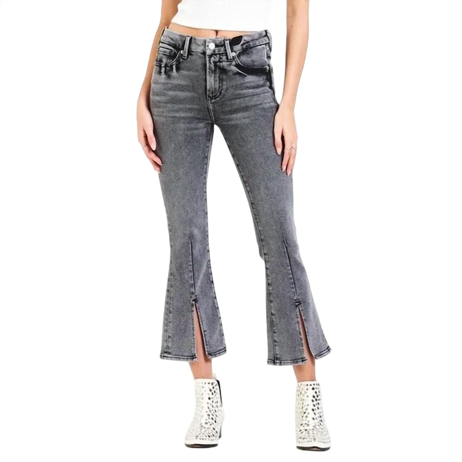 

Джинсы Jeanne Super High Rise Cropped Flare в Стэнфорде DEAR JOHN DENIM, цвет standford