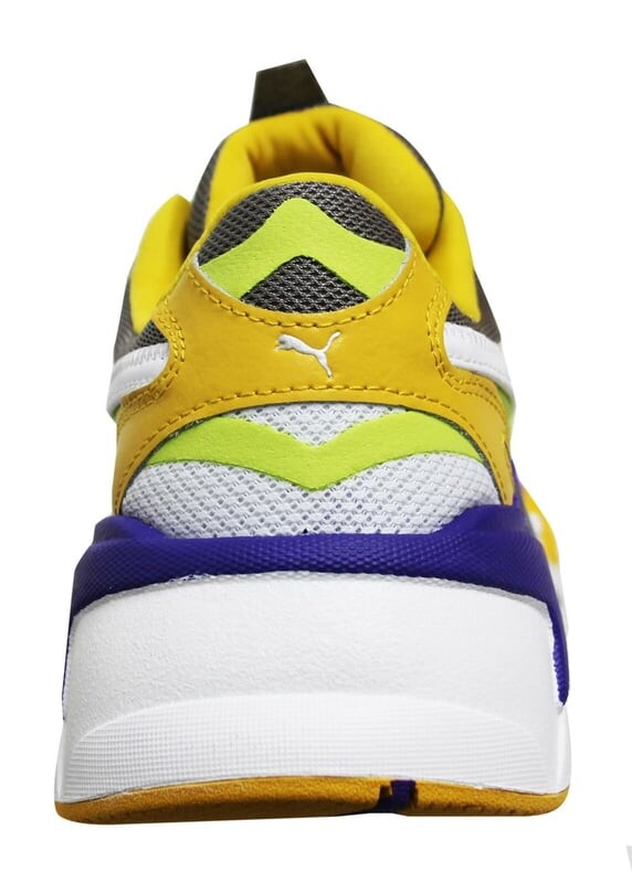Мужские кожаные кроссовки на шнуровке Rs X3 Level On It 373169 01 Puma, белый — фото 2