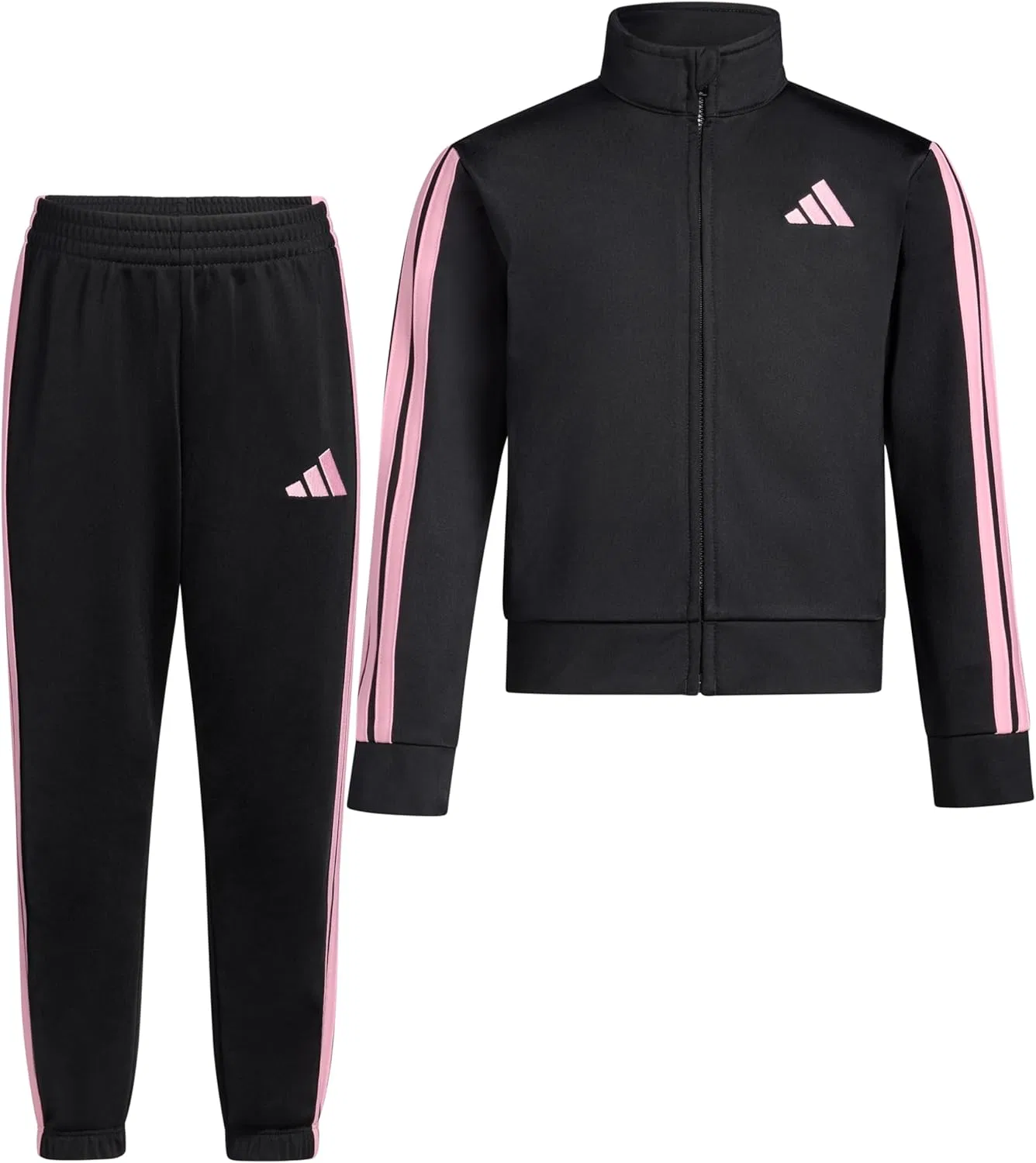 Детский спортивный костюм adidas, куртка и джоггеры, Black/Pink