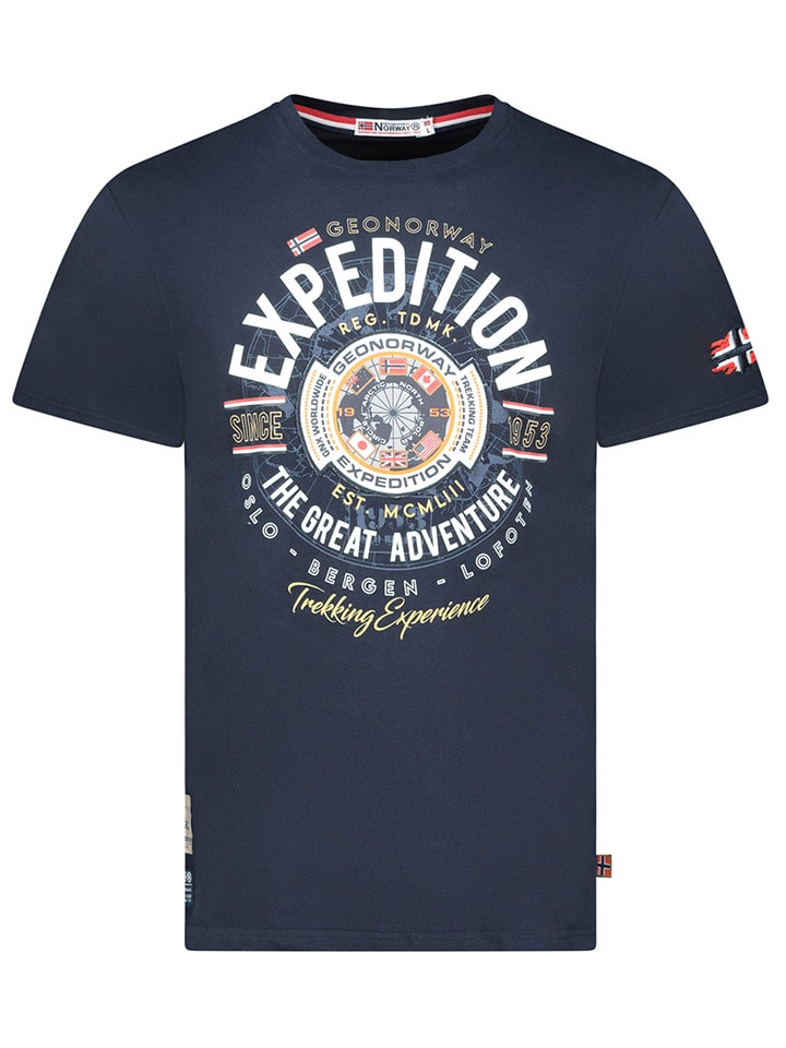 

Футболка Geographical Norway, темно-синий