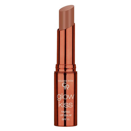 

Косметика Glow Kiss Tinted Lip Balm с SPF15 Vegan Formula Choco Cake Golden Rose