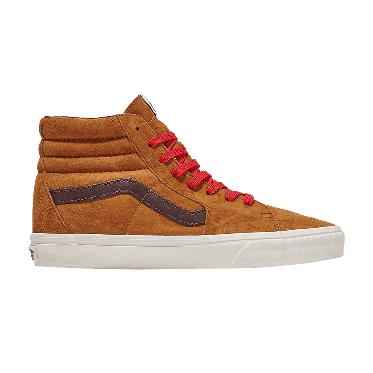 

Кроссовки Sk8-Hi 'Plaid - Glazed Ginger Brown', коричневый