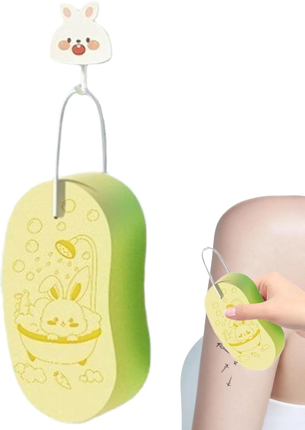 Детская губка для купания с ремешком Generisch, Yellow