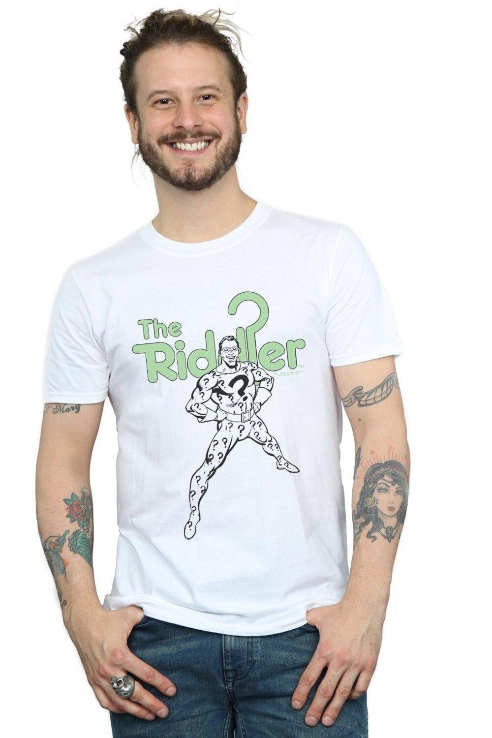 

Футболка Riddler Mono Action Pose DC Comics, белый