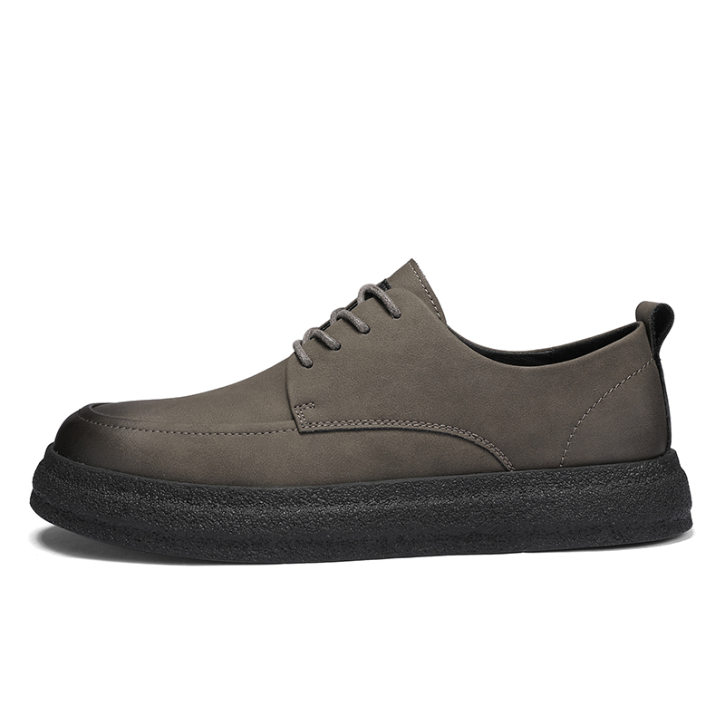 

Mulinsen Мужские скейтерские кроссовки лоу-топ серые, цвет Gray[Leather Shoe Size : Size 40 in This Model = Athletic Shoes 41]