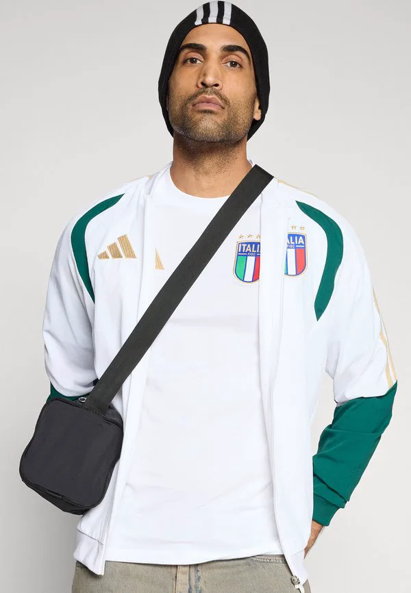 Предматчевая куртка figc италия, форма национальной сборной Adidas Performance, White — фото 4