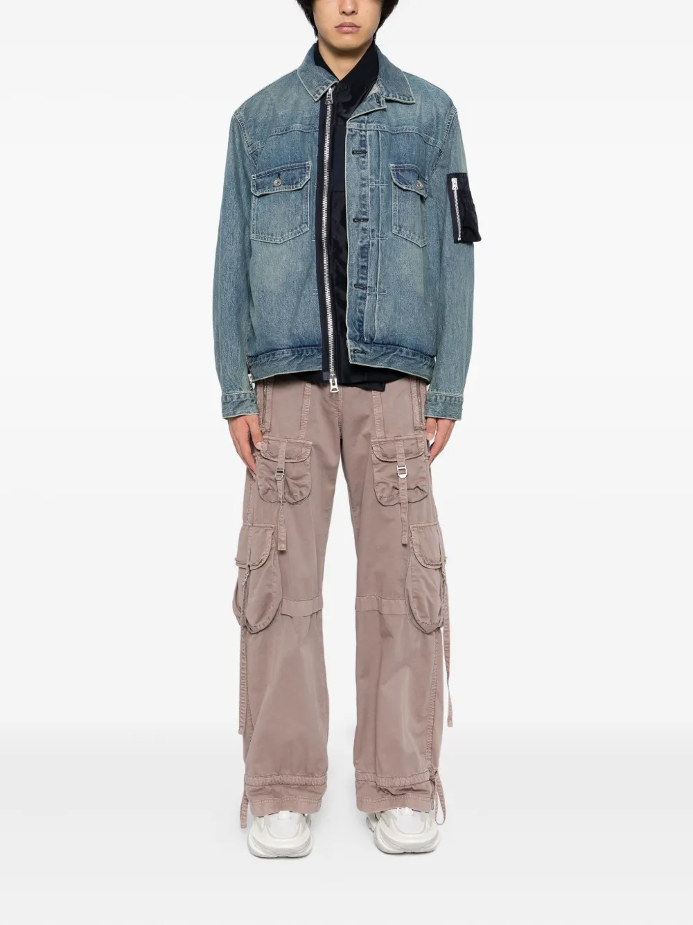 

Джинсовая куртка из твила SACAI, синий