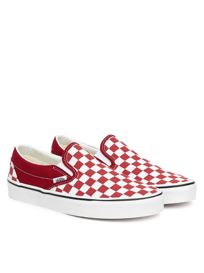 Тканевые кеды Classic Slip On VN000DAH14A1 Vans, красный — фото 2