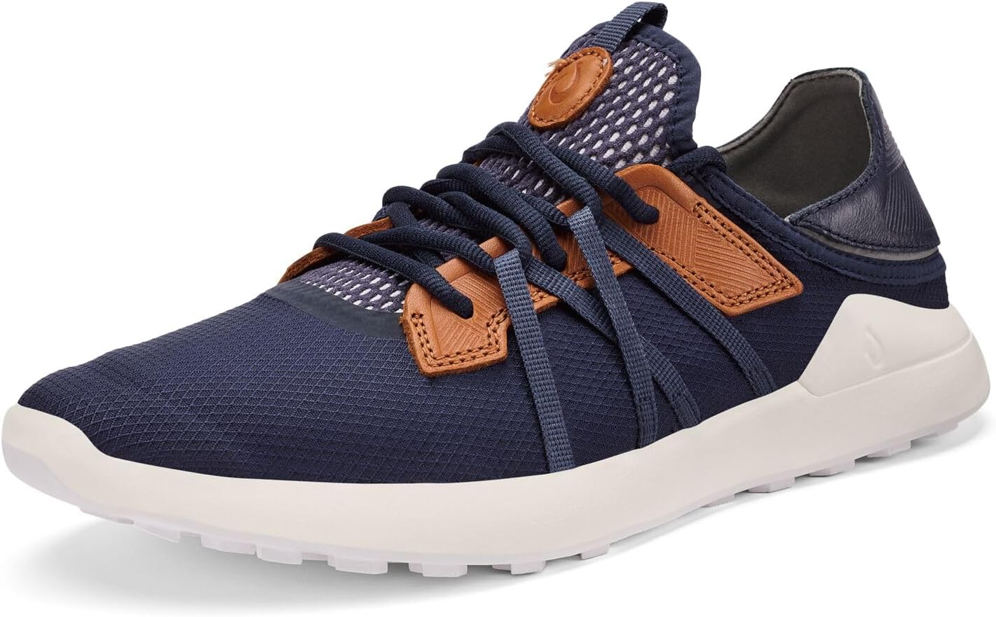 

Мужские гольф-туфли OLUKAI Manele, без шипов, водо- и грязеотталкивающие, с амортизирующей подошвой и анатомической стелькой, комфорт на весь день и легкие, синий