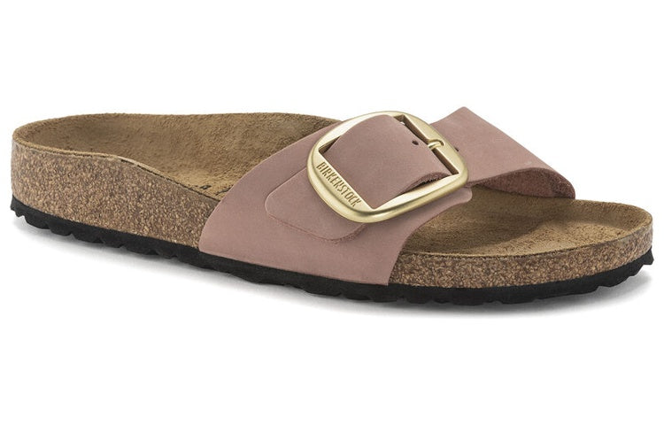 Сандалии (WMNS) Birkenstock Madrid Big Buckle Nubuck Leather Narrow Fit Sandals 'Old Rose' — фото 2