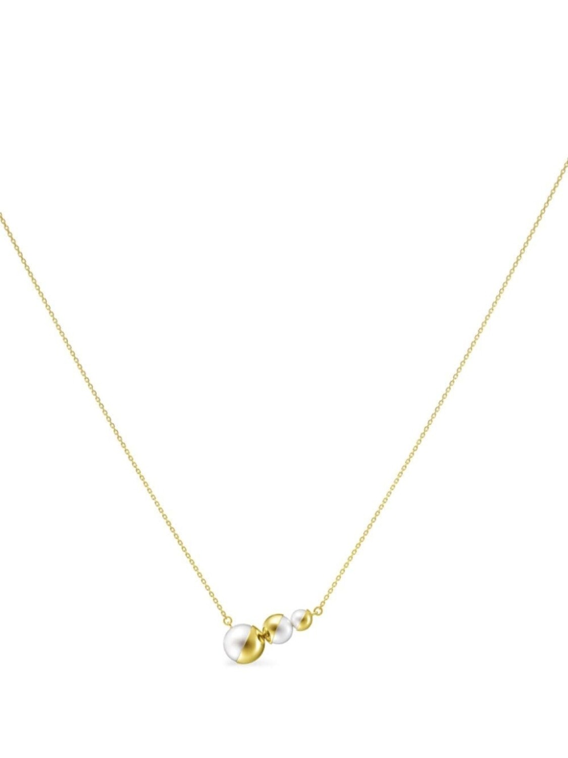 

Золотое колье с жемчугом TASAKI, золотой