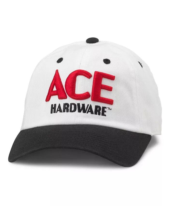 

Мужская белая/черная бейсболка Ace Hardware Ballpark Adjustable American Needle
