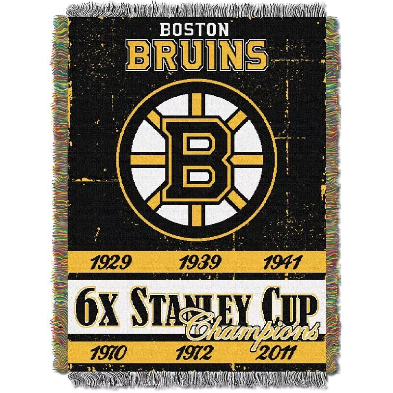 

Памятный плед TheNorthwest Boston Bruins размером 48 x 60 дюймов