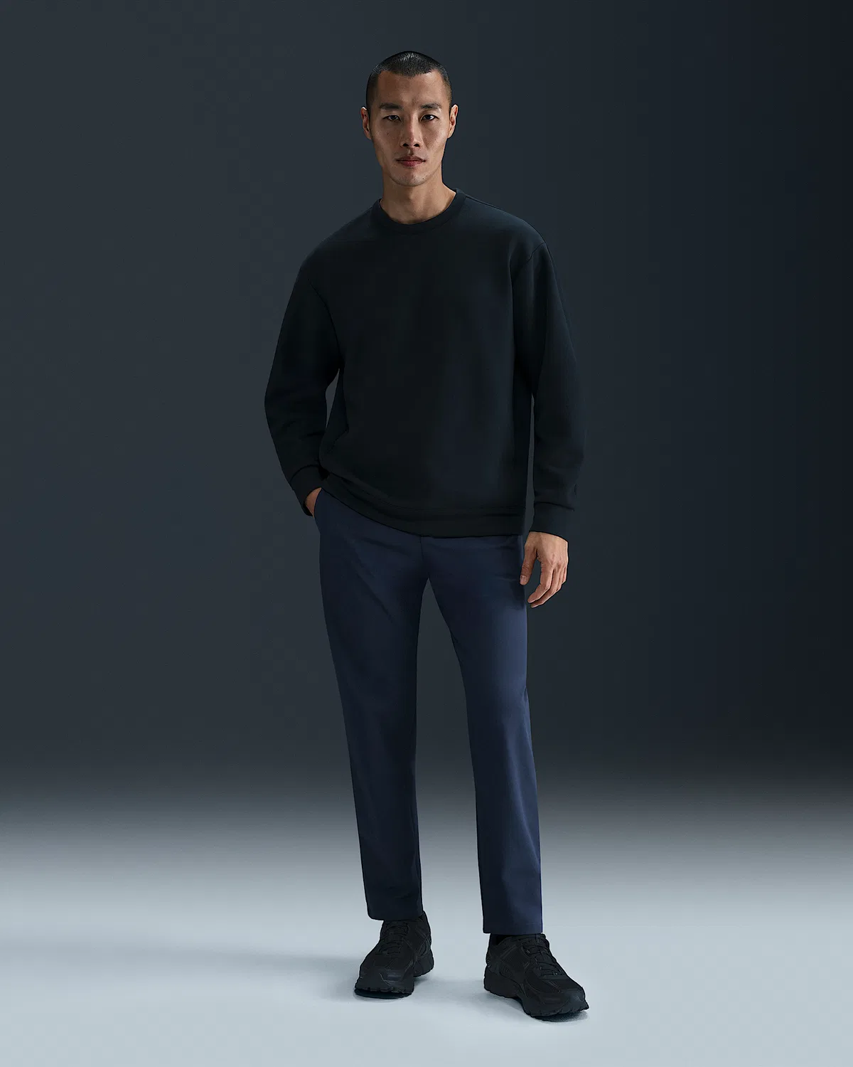 Мужские брюки Dri-FIT 5-Pocket Regular Nike 24.7 PerfectStretch, Obsidian/Black/Dark Obsidian