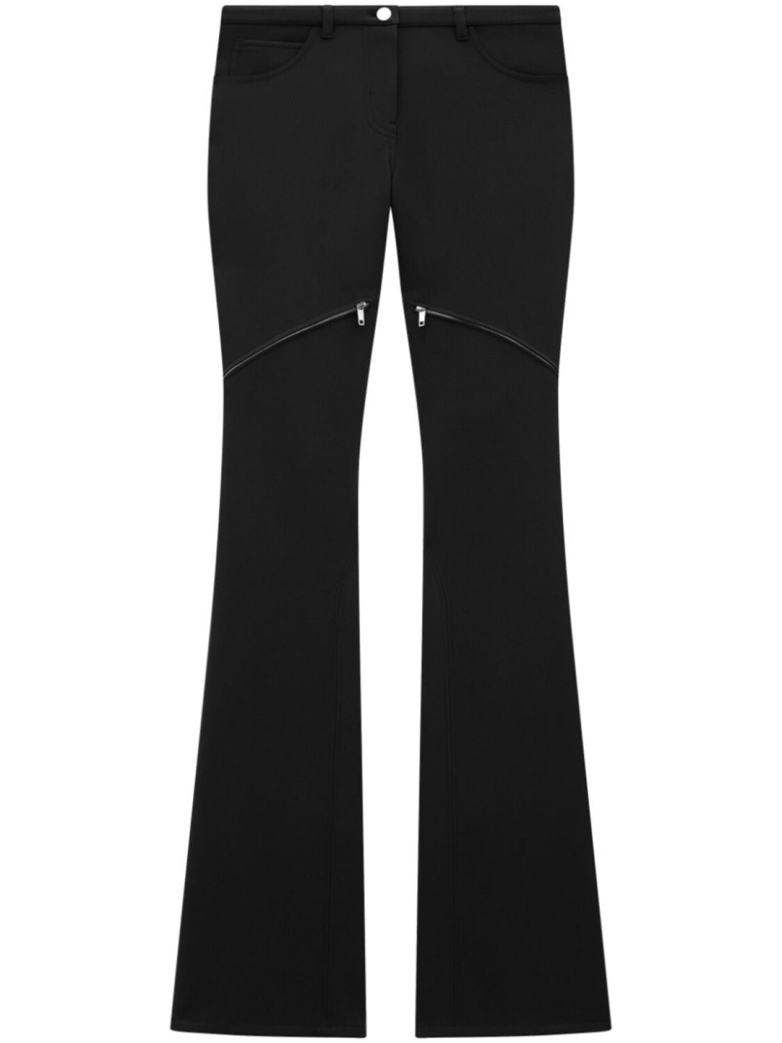 

Courrèges твиловые брюки Ellipse с заниженной талией, черный